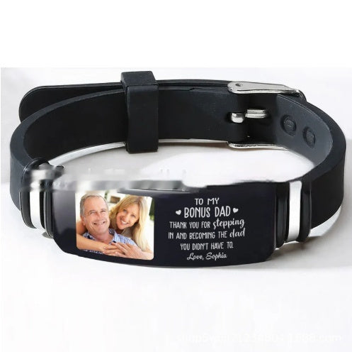 Silicone Titanium Steel Bracelet