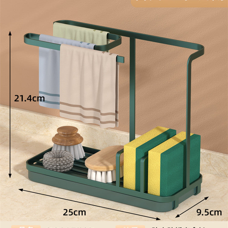 Draining Tube Wall-mounted Kitchen Rack Basket Chopsticks Cage