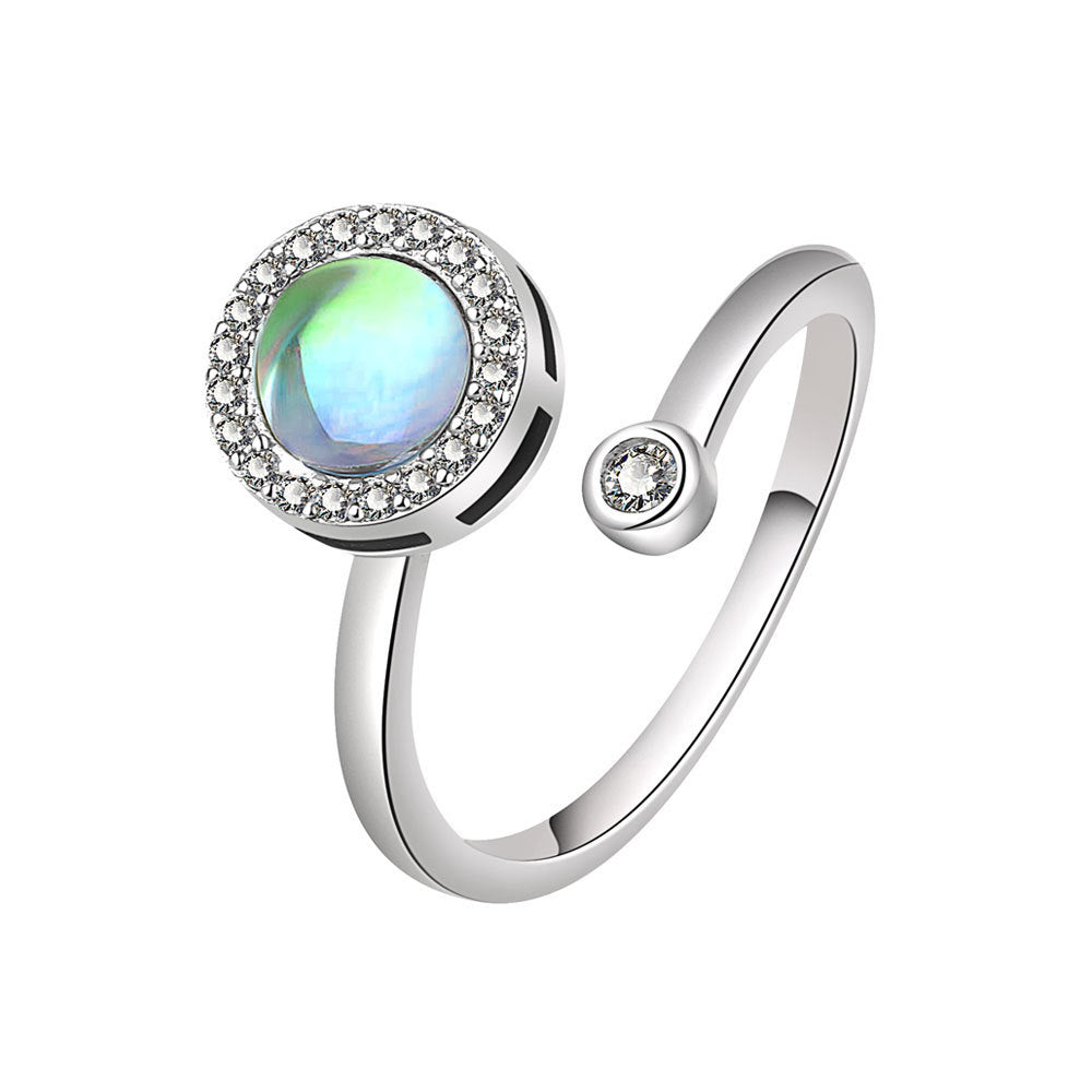 Women's Stylish And Simple Personality Rotatable Ring