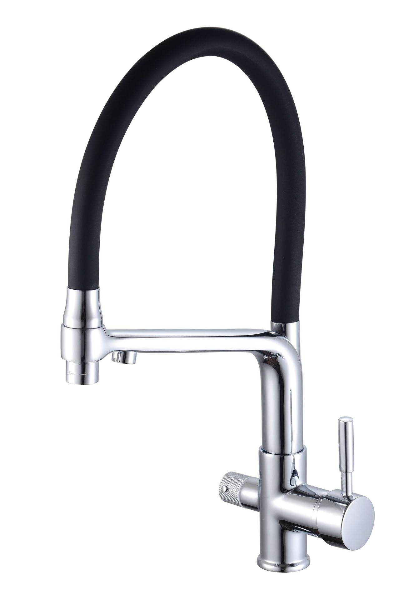 Copper Three In One Kitchen Hot And Cold Spring Sink Faucet