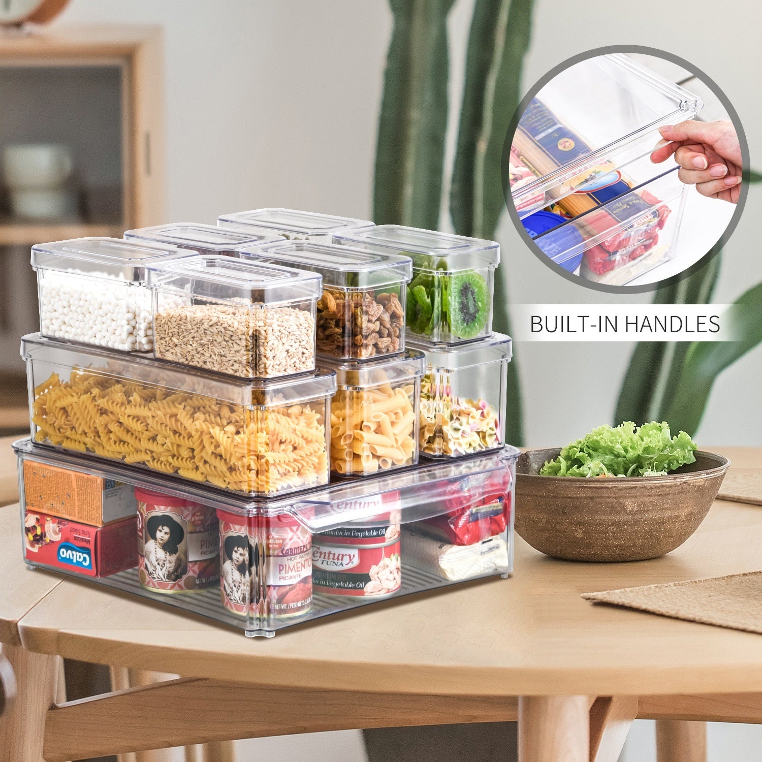 PET Refrigerator Box Snack Fruit And Vegetable Transparent Crisper