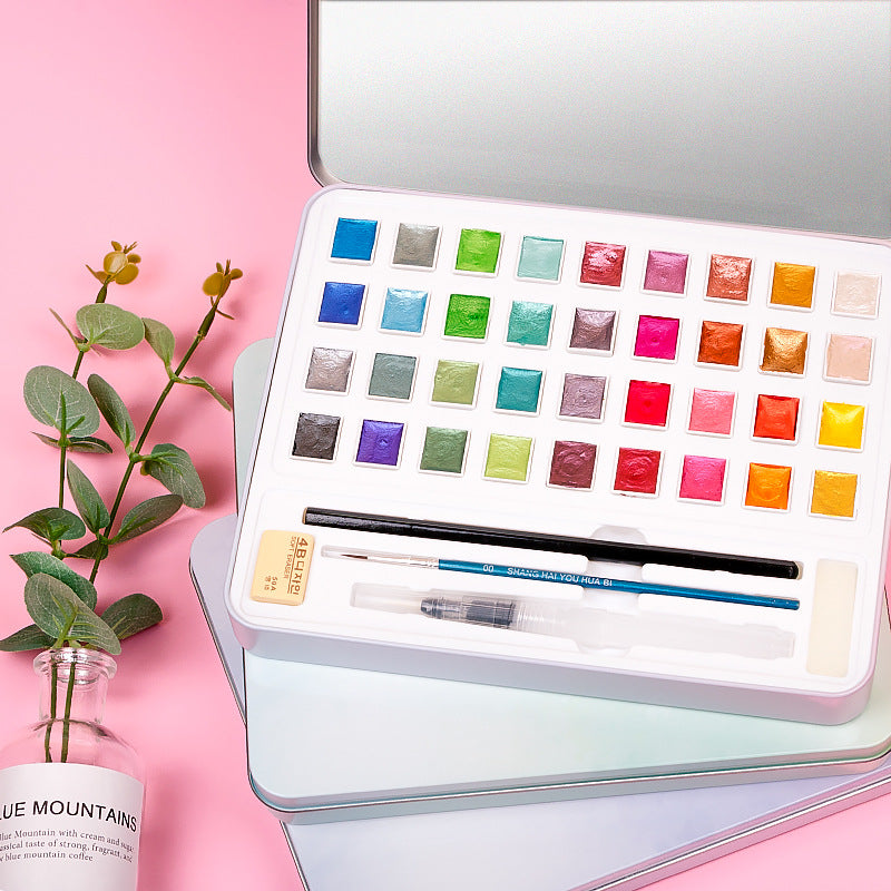 Pearlescent Nail Solid Watercolor Pigment