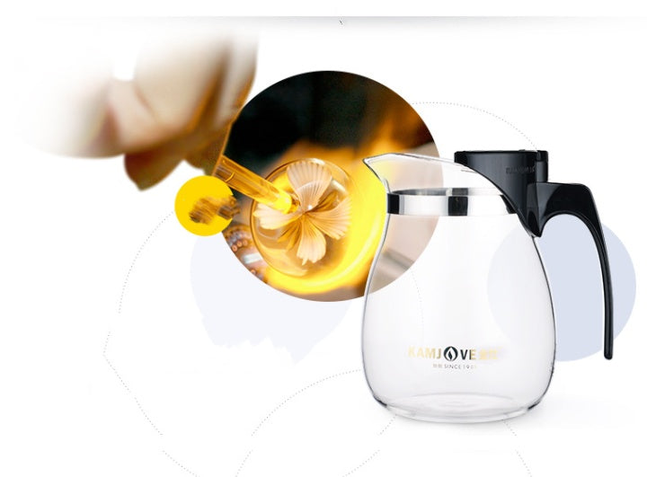 Heat Resistant Glass Filter Elegant Cup Teapot