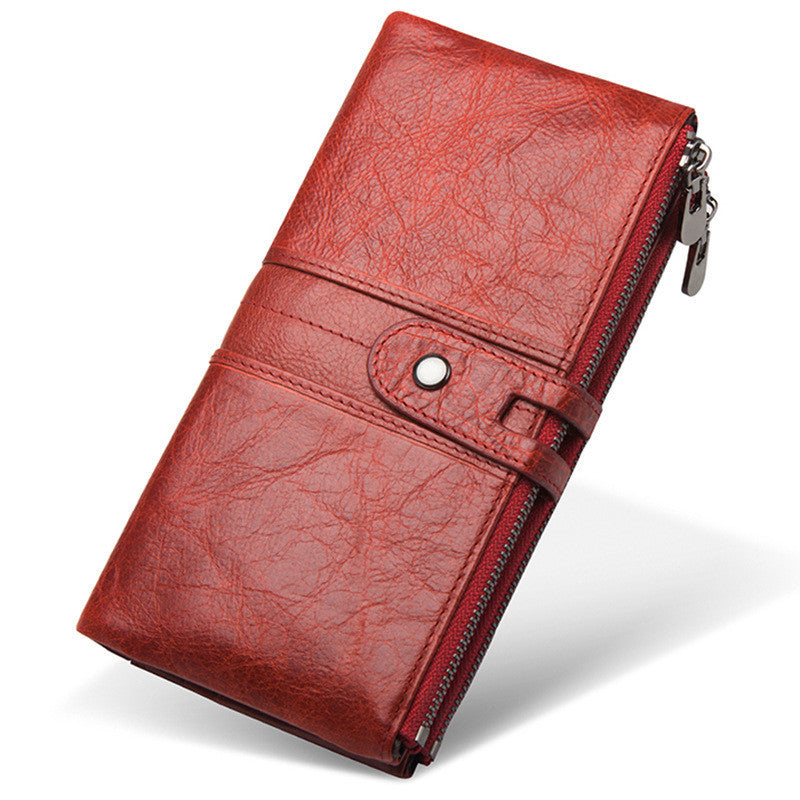 Really Multi-card Leather Men's Wallet Business Casual Long