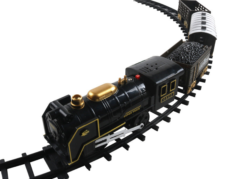 Christmas Electric Rail Car Mini Retro Small Train Children's Electric Automobile Toys