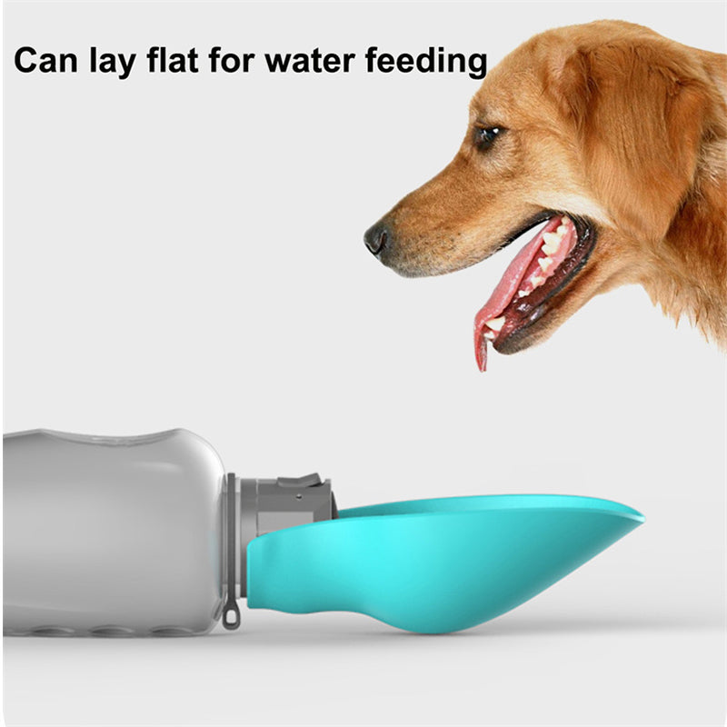 Bouteille d'eau 800ml pour chien, Gamelle Portable Grande Capacité Anti-fuite pour Animaux, Bol Pliable pour Golden Retriever, Accessoires de Promenade en Plein Air, Produits pour Animaux de Compagnie