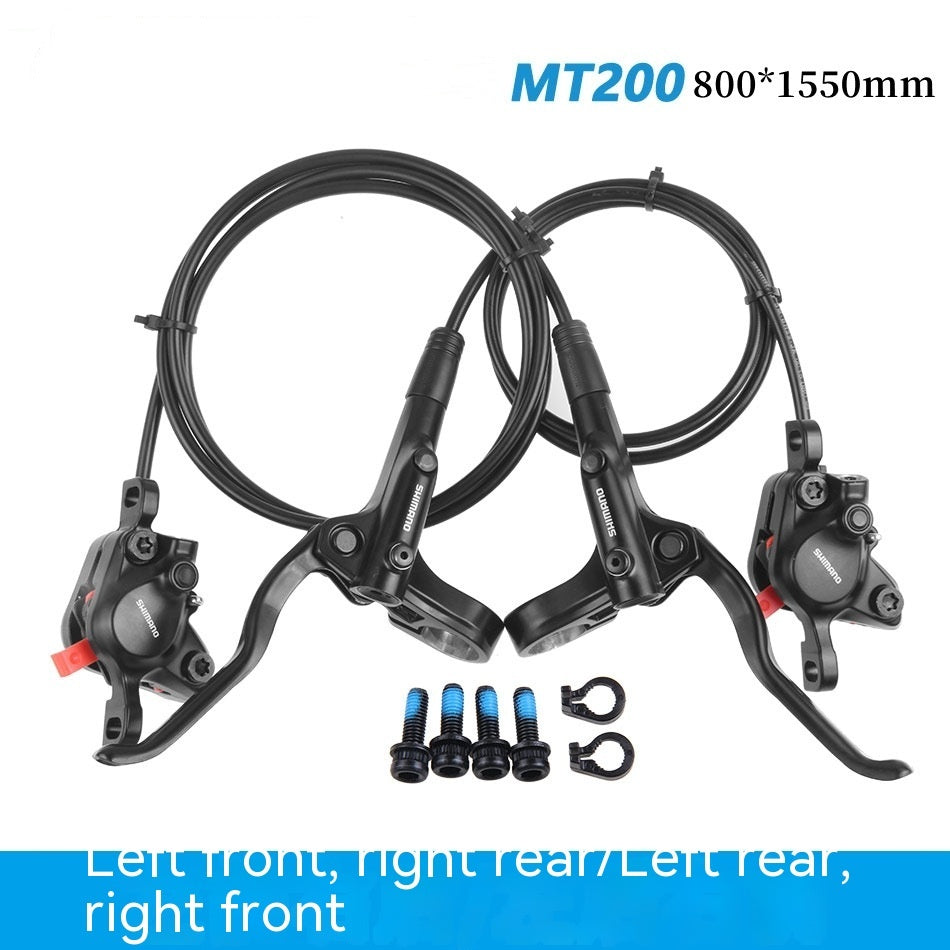 MT200 Oil Disc Bicycle Brake Level Mountain Bike Hydraulic
