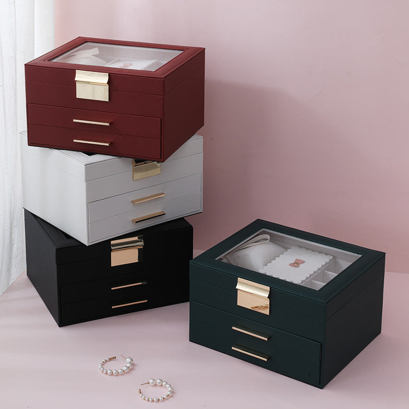 Large Three-layer Jewelry Display Organizer