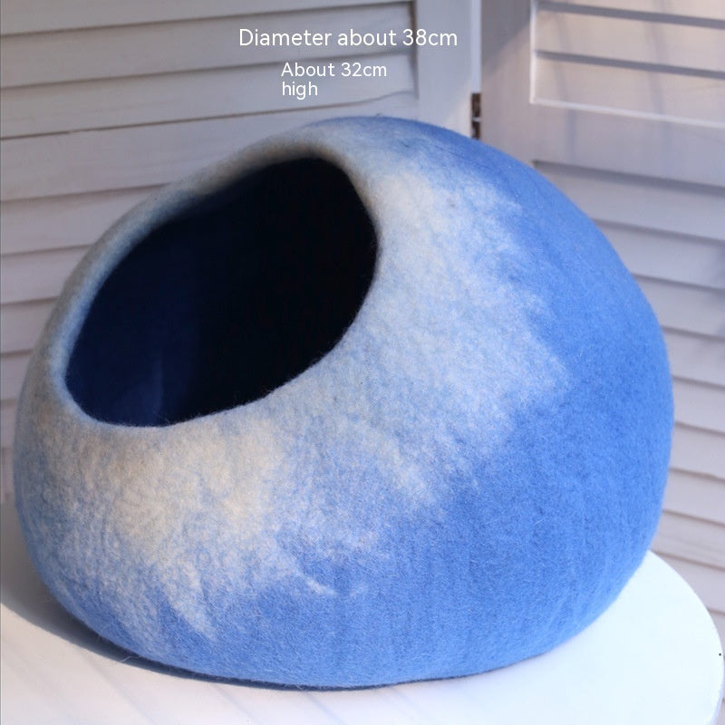 Felt Cat House Cat New Pet Wool Felt Pet Toy