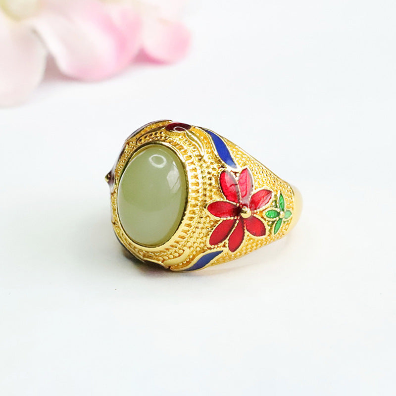 Qingshui Ring Jade Thumb Ring Ring Retro