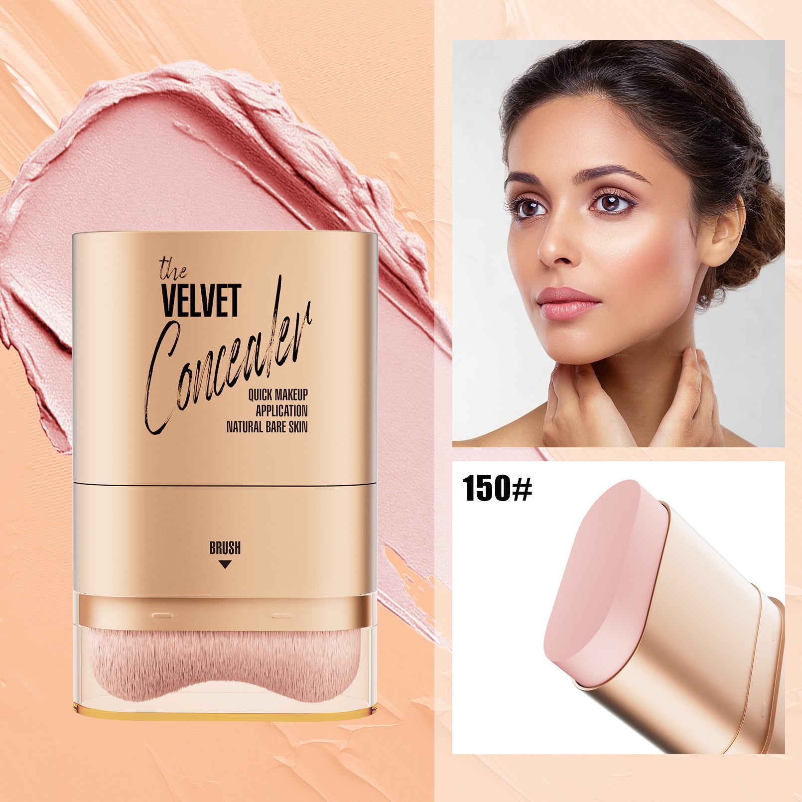 HelloKiss Double-headed Concealer With Brush