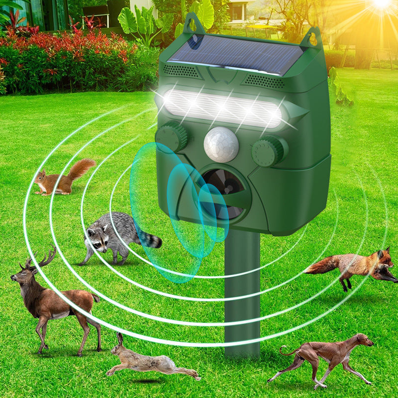 Solar Powered Animal Repellent Ultrasonic