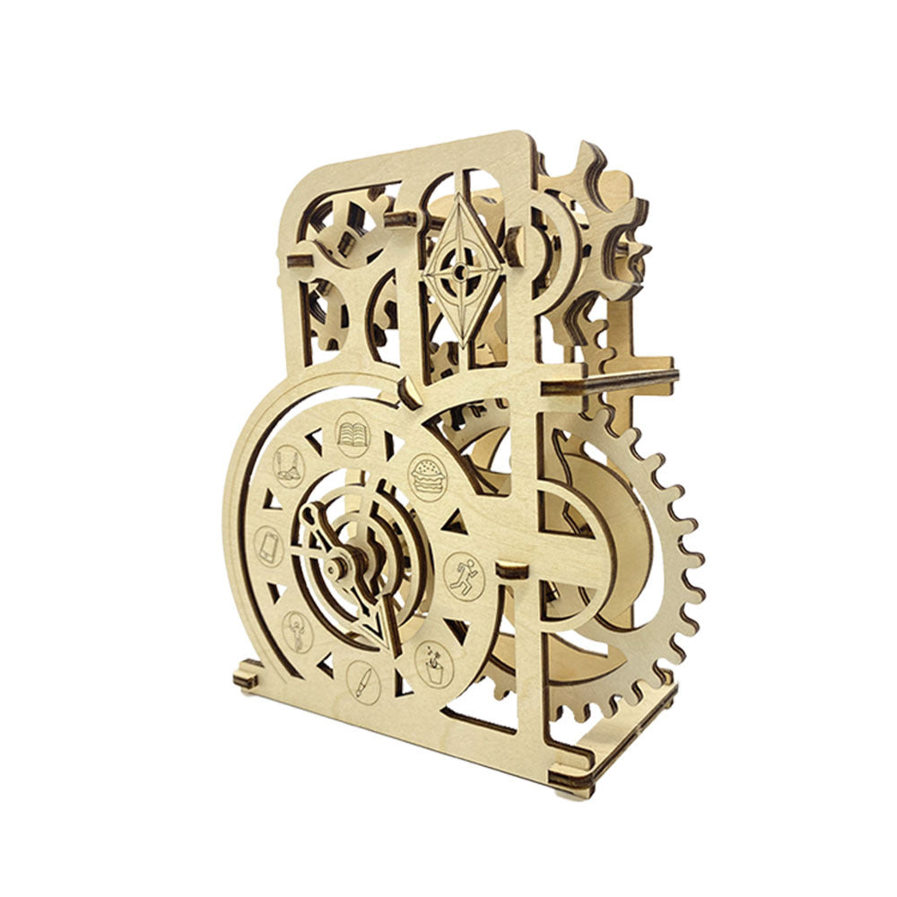 Hand-assembled Wooden Lucky Turntable Puzzle