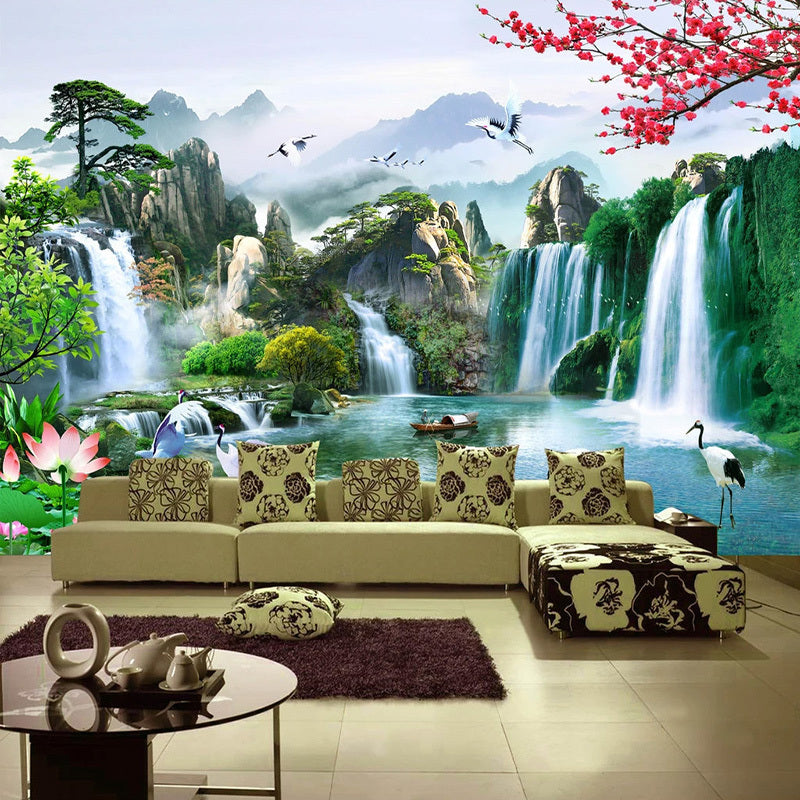 3d Three-dimensional Large Wallpaper Mural Living Room TV Background Wall