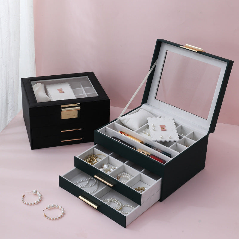 Large Three-layer Jewelry Display Organizer