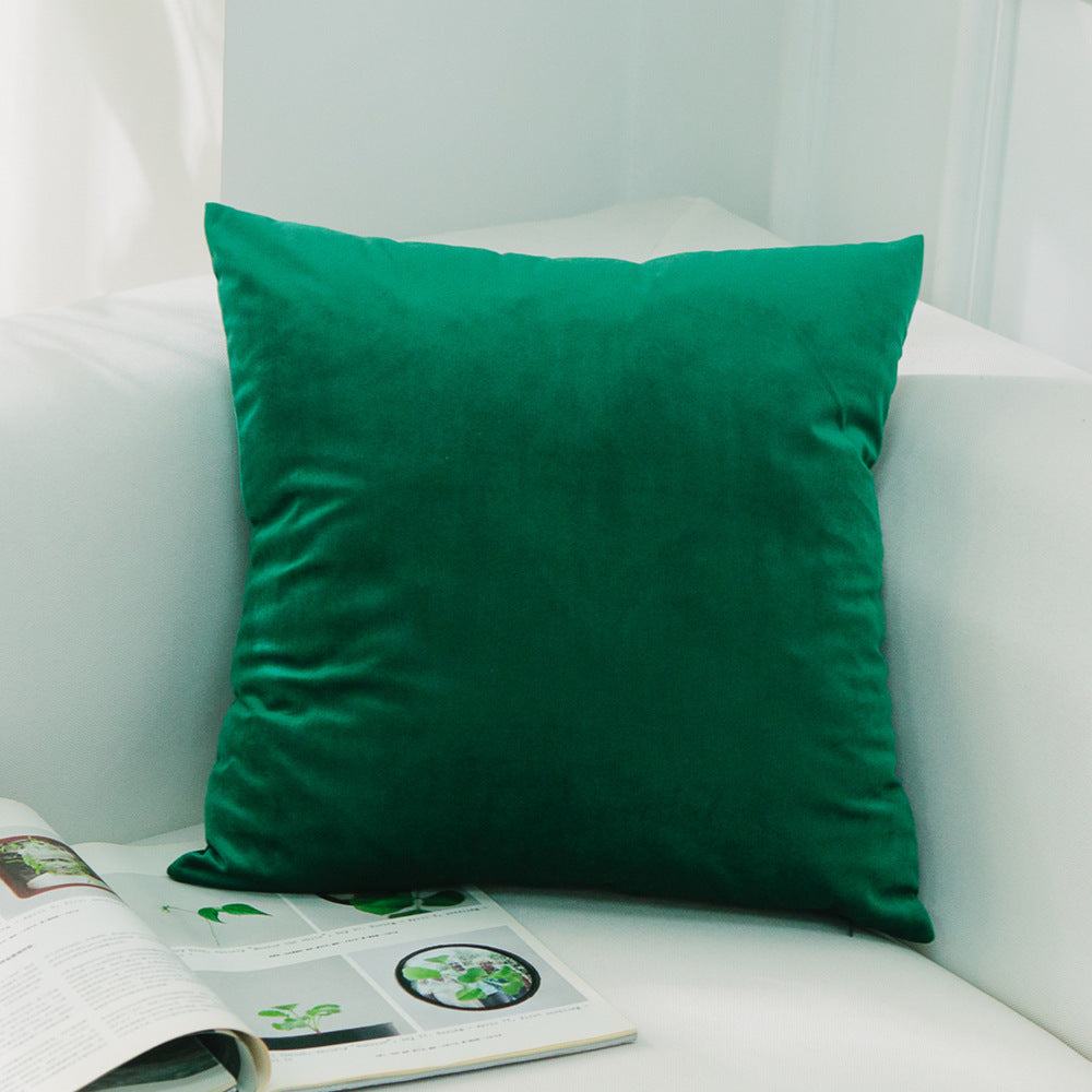 Coussin de canapé en daim hollandais, coussin lombaire de bureau, oreiller de tête de lit en velours
