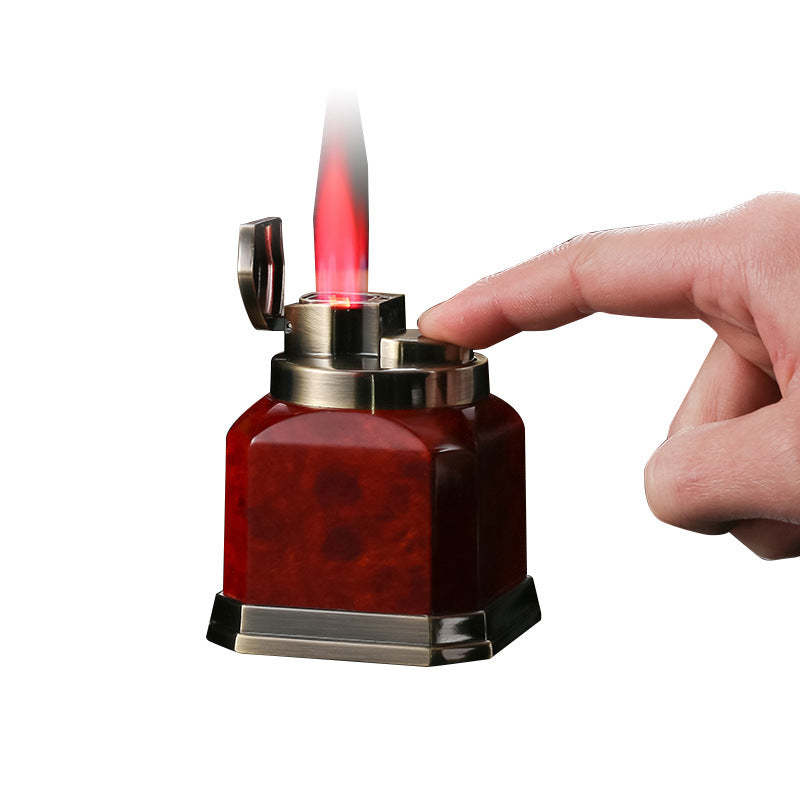 Octagon Metal Desktop Inflatable Lighter