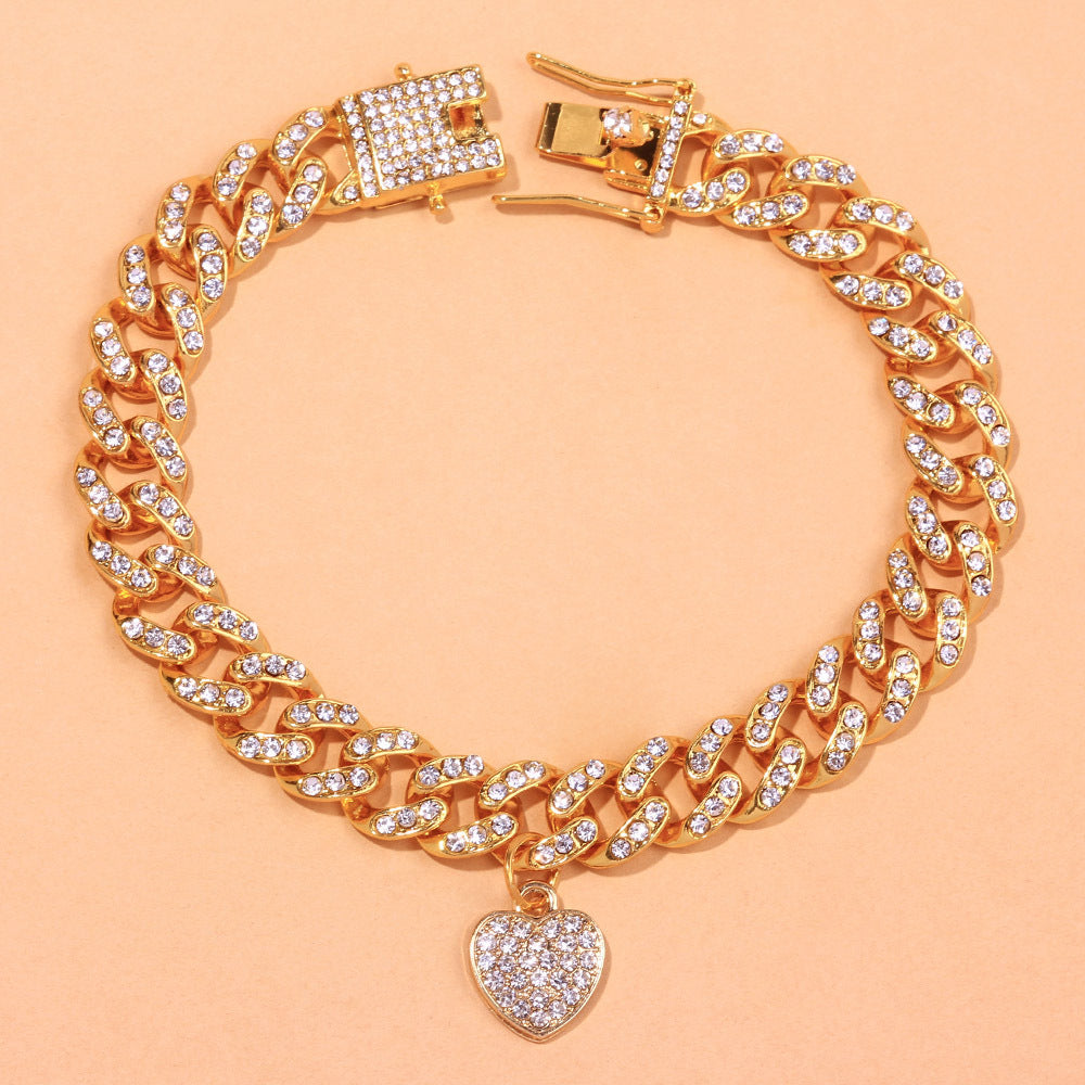 Cheville Cubaine en Cœur de Diamant Tendance Nouvelle Cheville