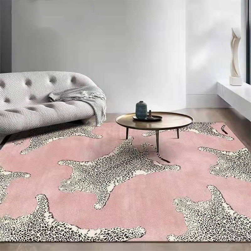 Nordic Square Cashmere Carpet Living Room Study Abstract