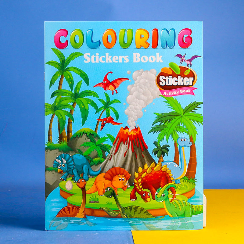 A4 Large Size Notebook Space Children Coloring