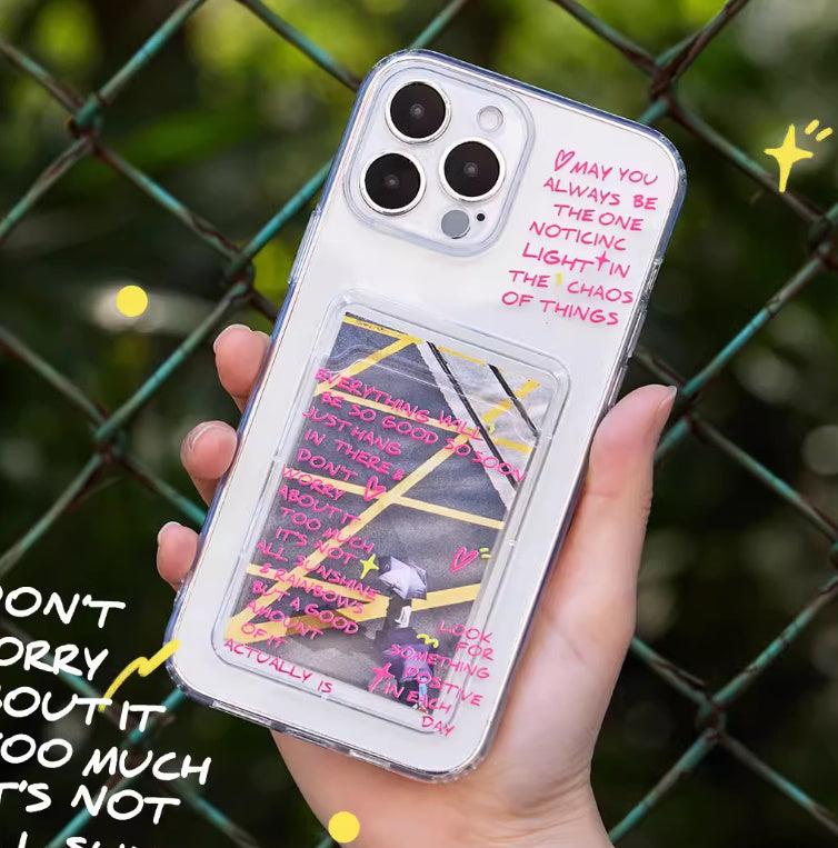 Étui de téléphone à pince avec graffiti pour couple