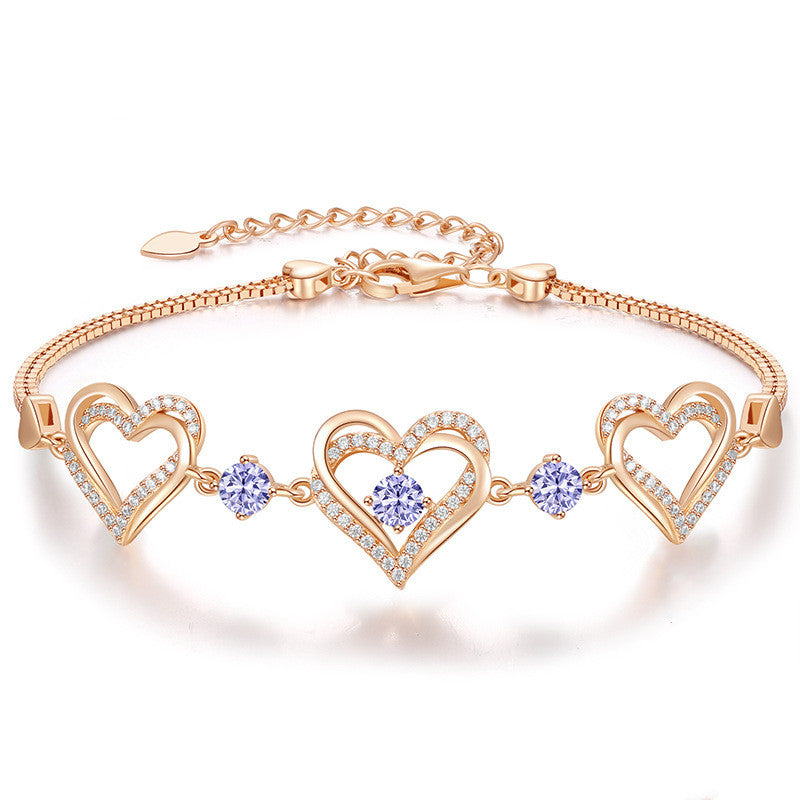 Twelve Birthday Crystal Bracelet Fashion Personality Hand Jewelry
