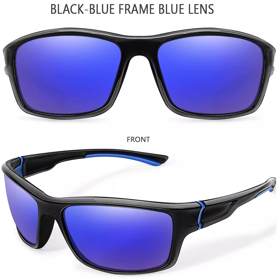 Luxury Square Vintage Polarized Sunglasses For Men Women