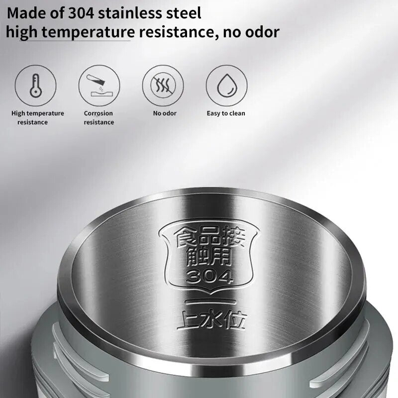 12V Car Kettle Water Boiler Integrated Leak-proof Design Safety Valve 96W High Power Fast Heating Portable Electric Cup