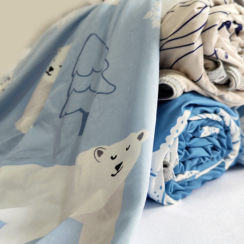 Women's Fashion Printed Cold Blanket