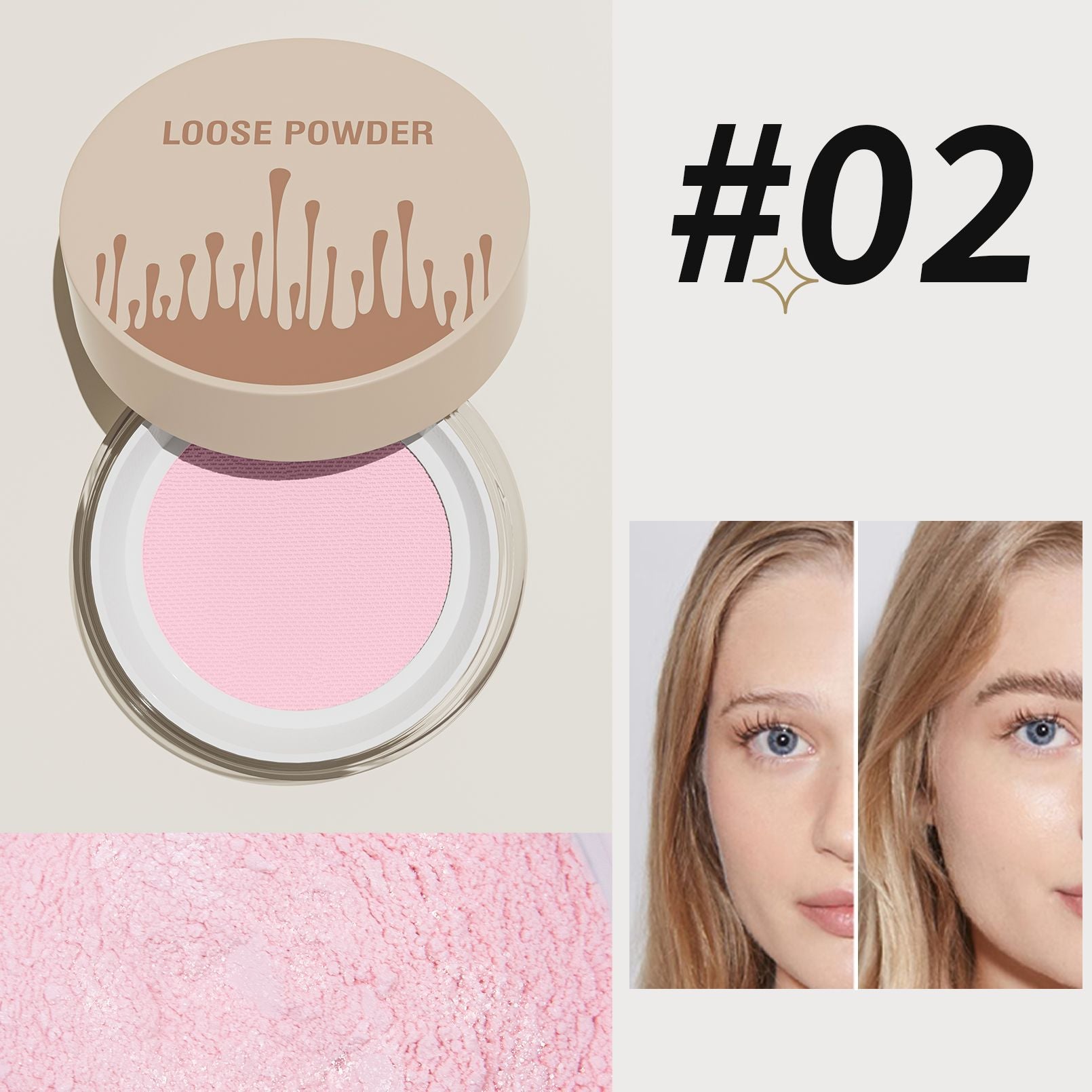 Pearlescent Face Powder Mist-sensitive Oil Control Concealer