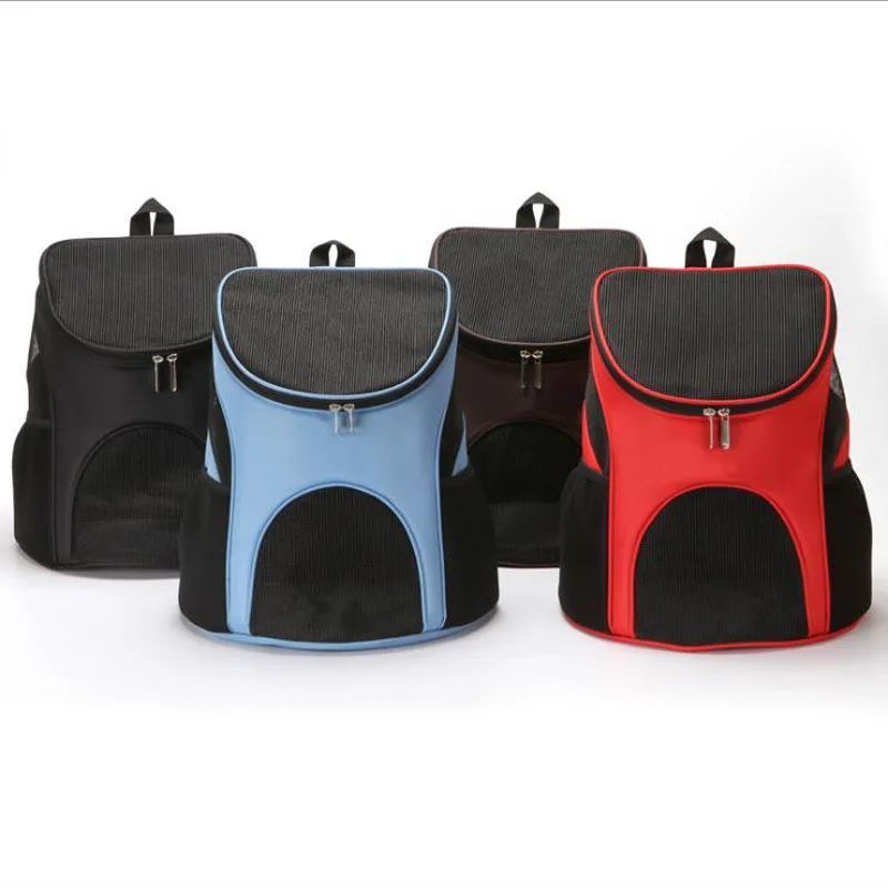 Sac à dos de transport respirant pour chiot et petit chien (Chihuahua, Schnauzer, Carlin) – Sac de transport portable pour animaux de compagnie pour l'extérieur