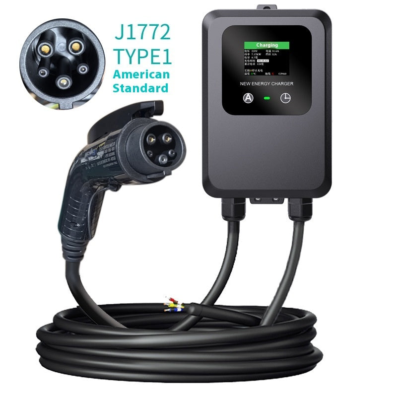 Charger 7KW AC Charging Pile GBT New Energy Electric Vehicle Universal Device