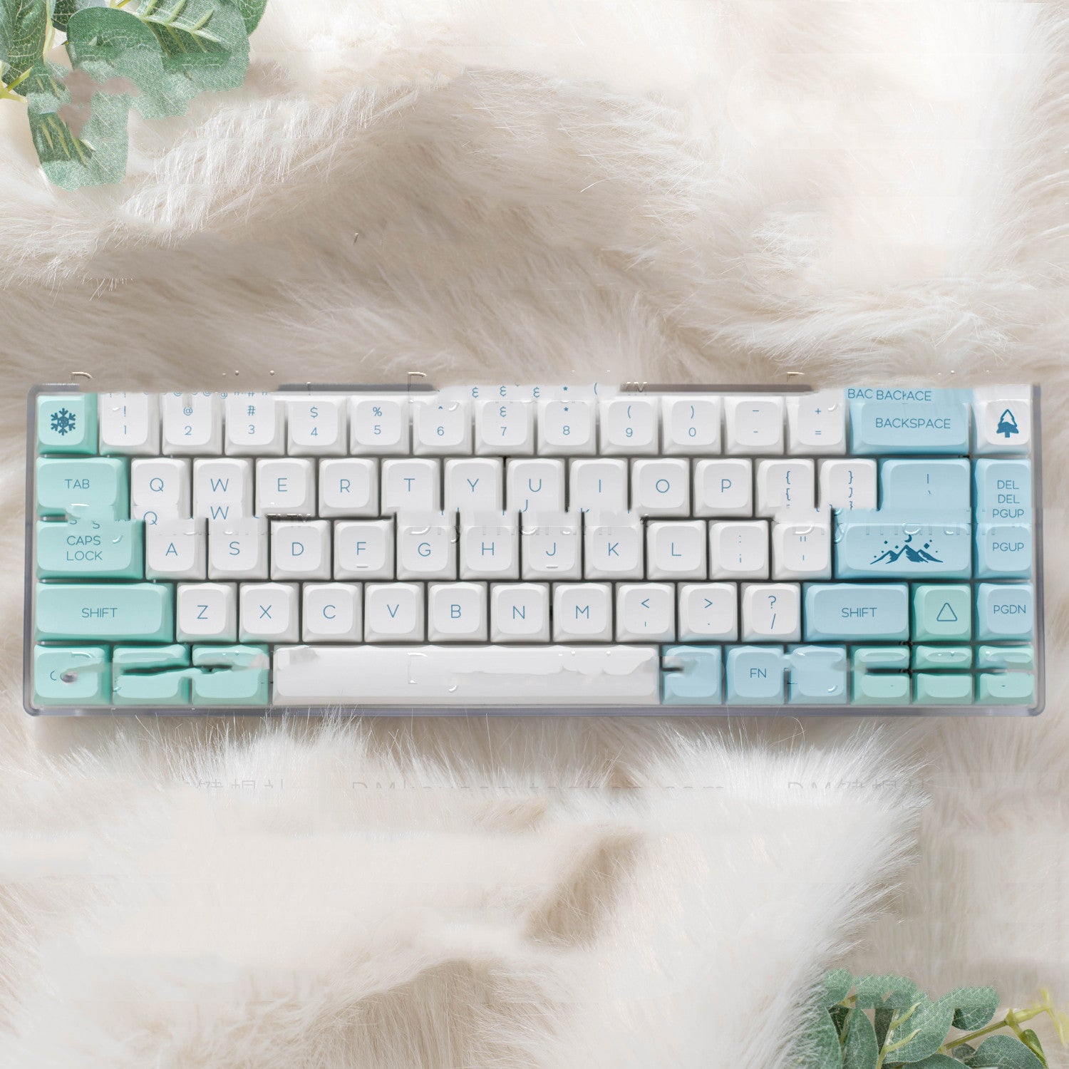 Transparent Tri-mode Kit RGB Silent Mechanical Keyboard