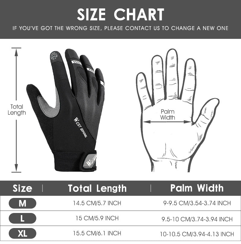 Bicycle And Motorcycle Shock-absorbing Gloves Outdoor Equipment