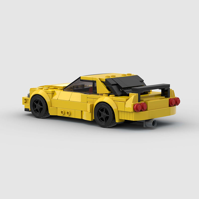 Skyline Sports Car Racing R32 Moc Small Particles Educational Education