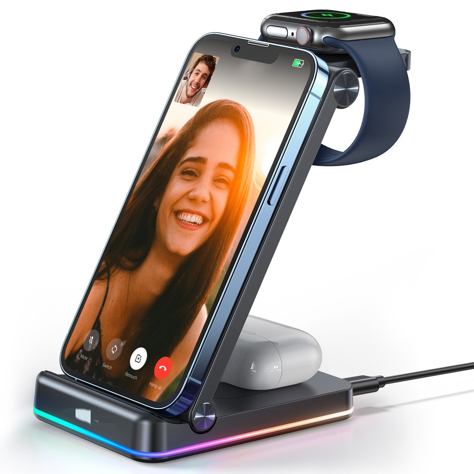 Wireless Three In One Foldable Charger