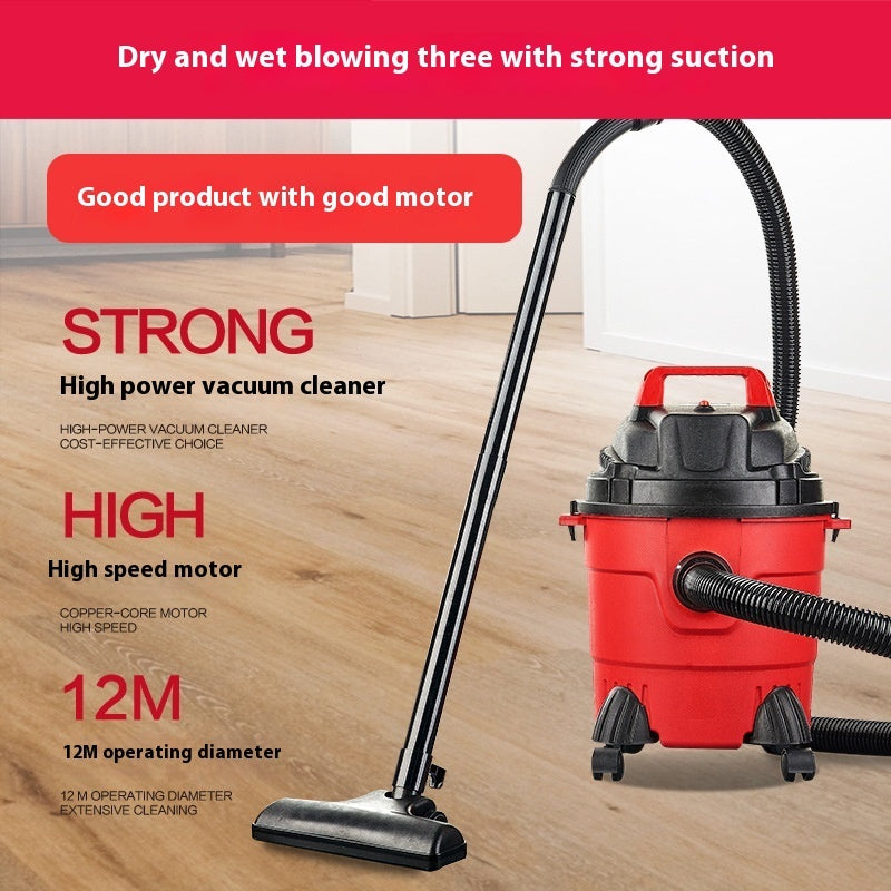 Commercial Vacuum Cleaner Household Large Suction Super Power Suction Mop Integrated Land-opening Beauty Seam Small Industrial A Suction Machine