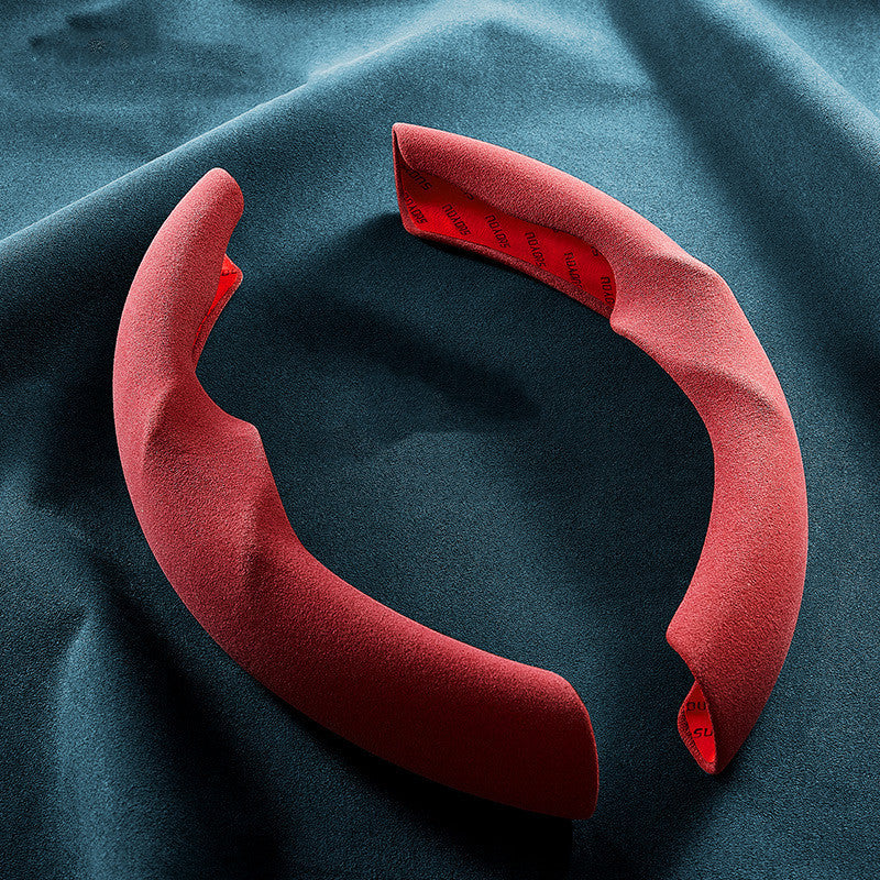 Suede Ultra-thin Sweat-absorbing Steering Wheel Cover