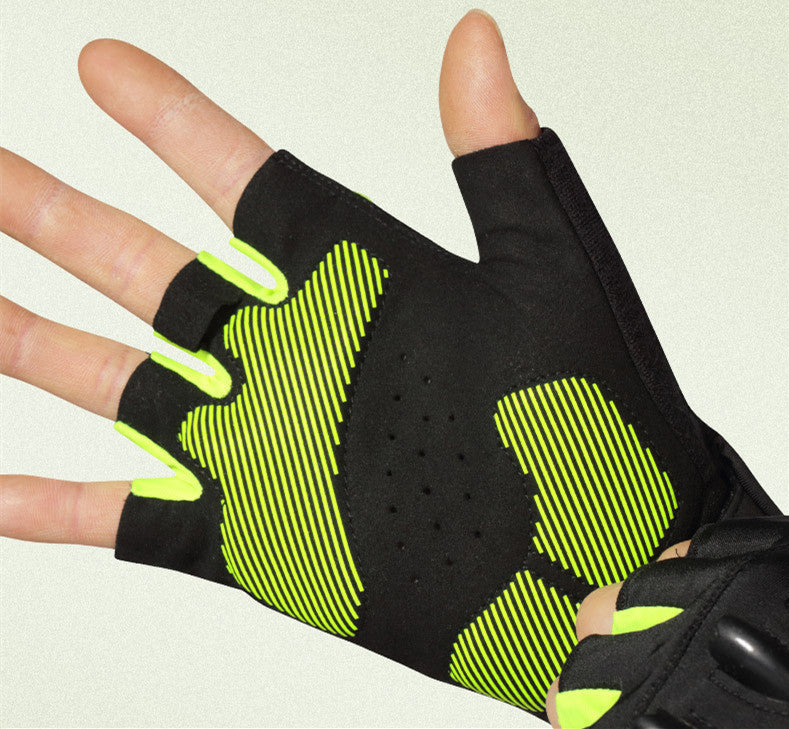 Outdoor Mountaineering Fingerless Lighted Gloves