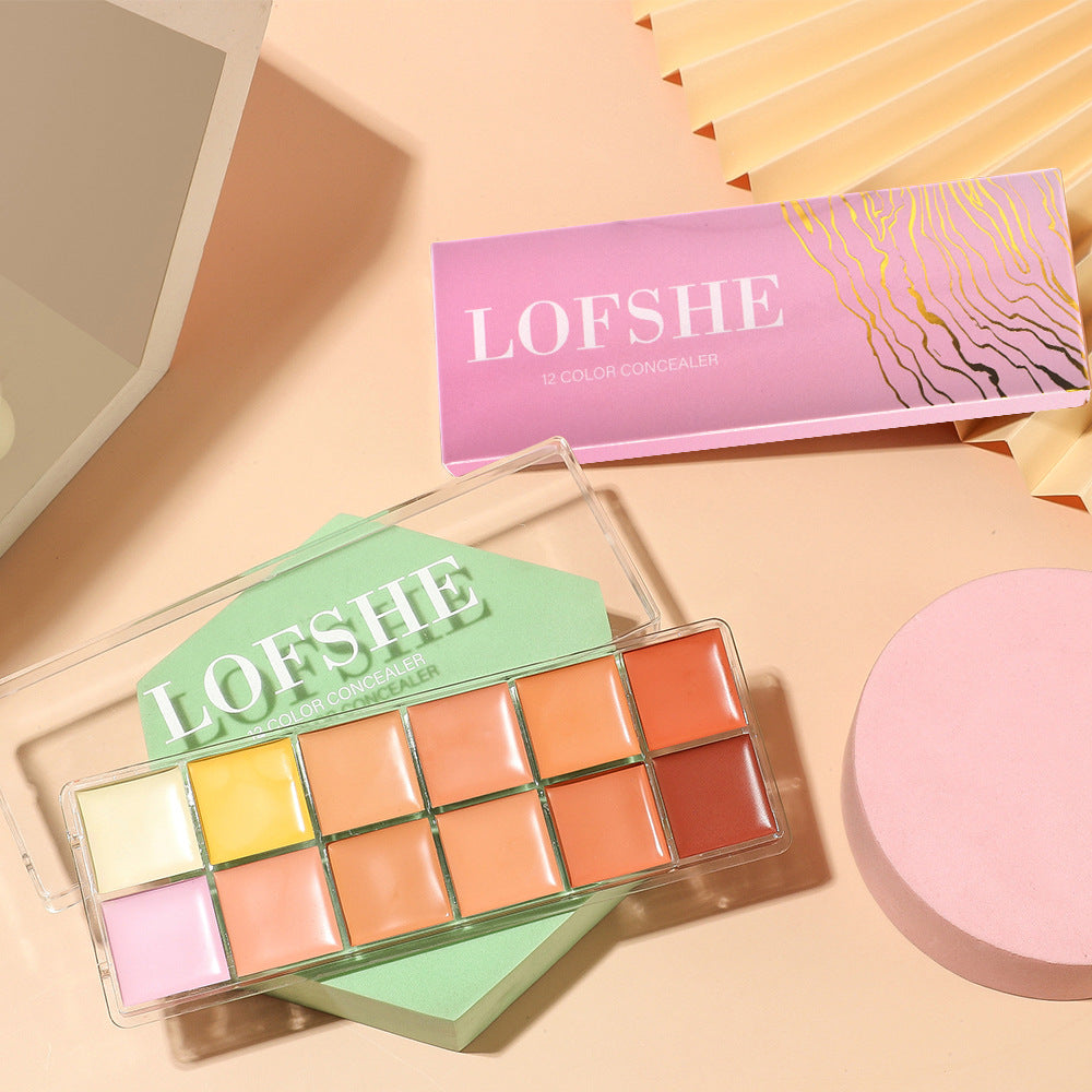 12 Shades Of Concealer Long-Lasting Nude Makeup