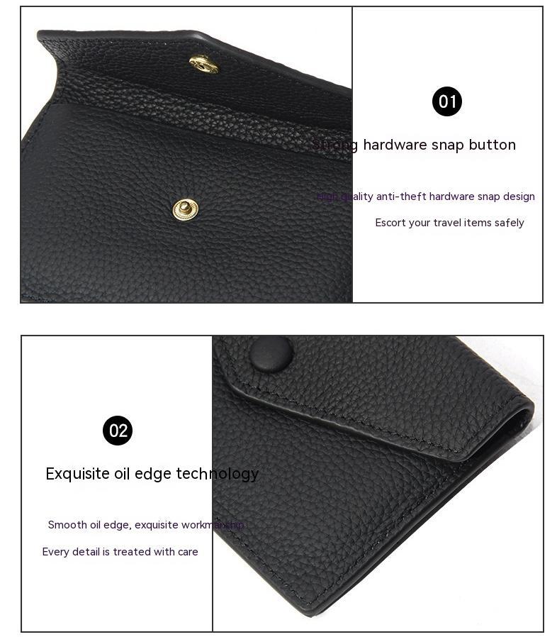 Lightweight And Minimalist Card Pack With Multiple Card Slots For Identification Documents