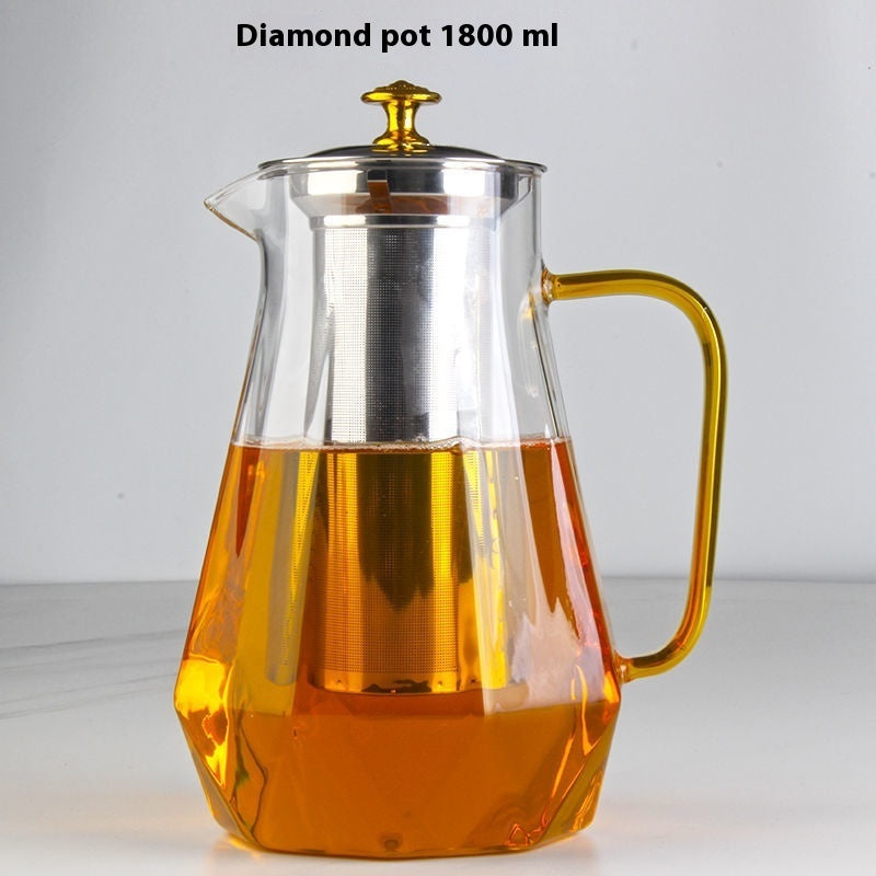 Household Heat-resistant Thick Glass Teapot Set