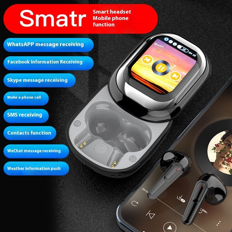 TWS In-ear Bluetooth Headset With Screen