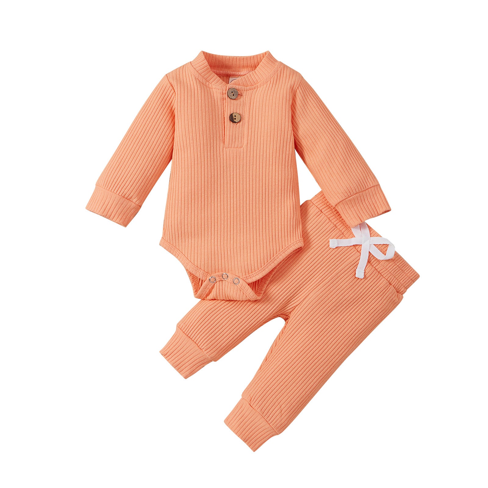 Infant Cotton Long-sleeved Jumpsuit Trousers Suit