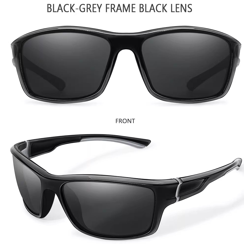 Luxury Square Vintage Polarized Sunglasses For Men Women