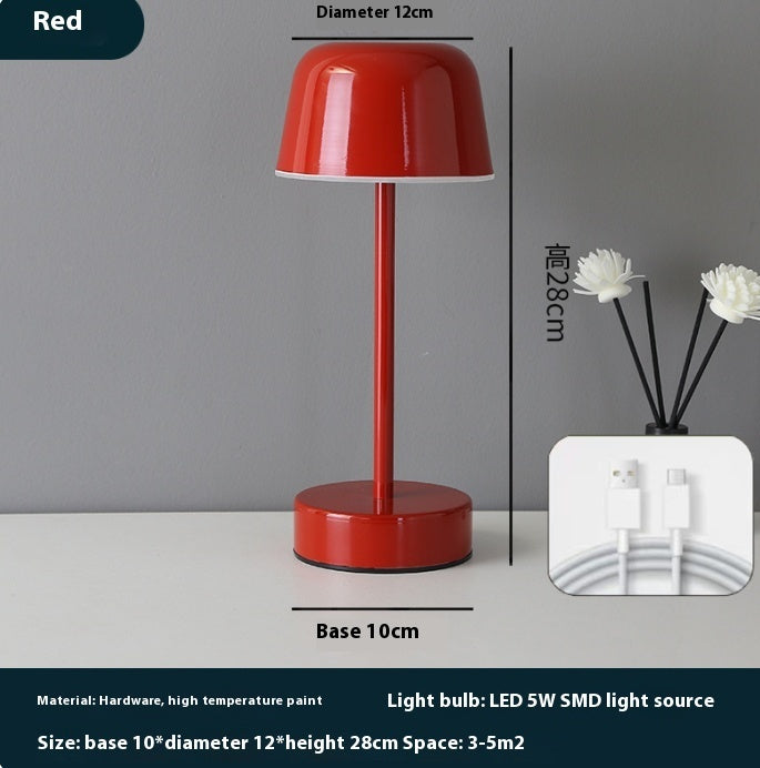 Lampe de chevet petite lampe de nuit champignon atmosphère de sommeil protection des yeux méduse chambre