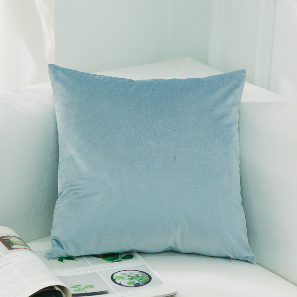 Coussin de canapé en daim hollandais, coussin lombaire de bureau, oreiller de tête de lit en velours