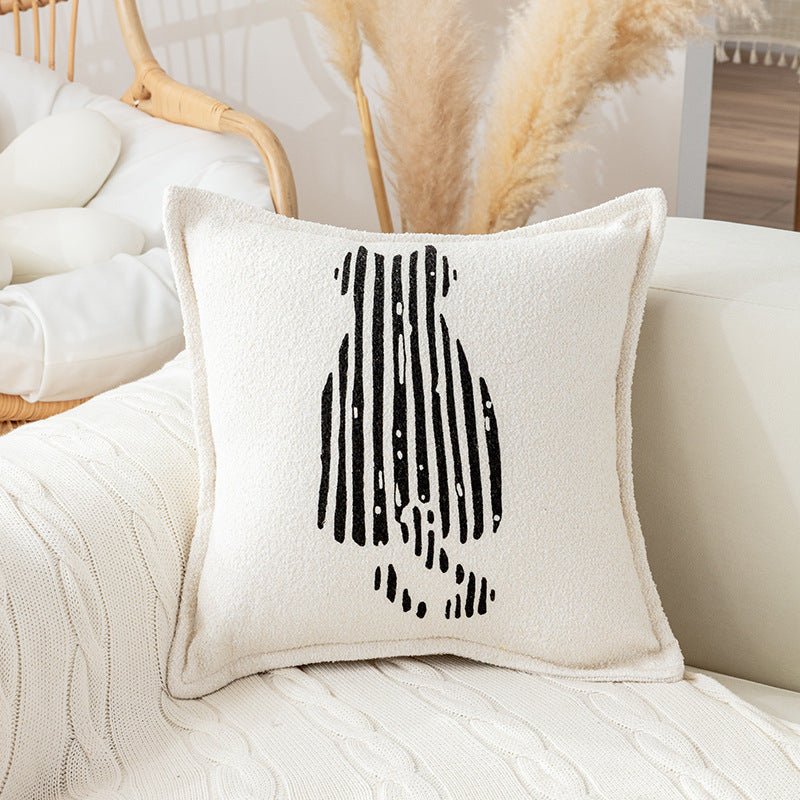 Simple Modern Cartoon Printed Pillow