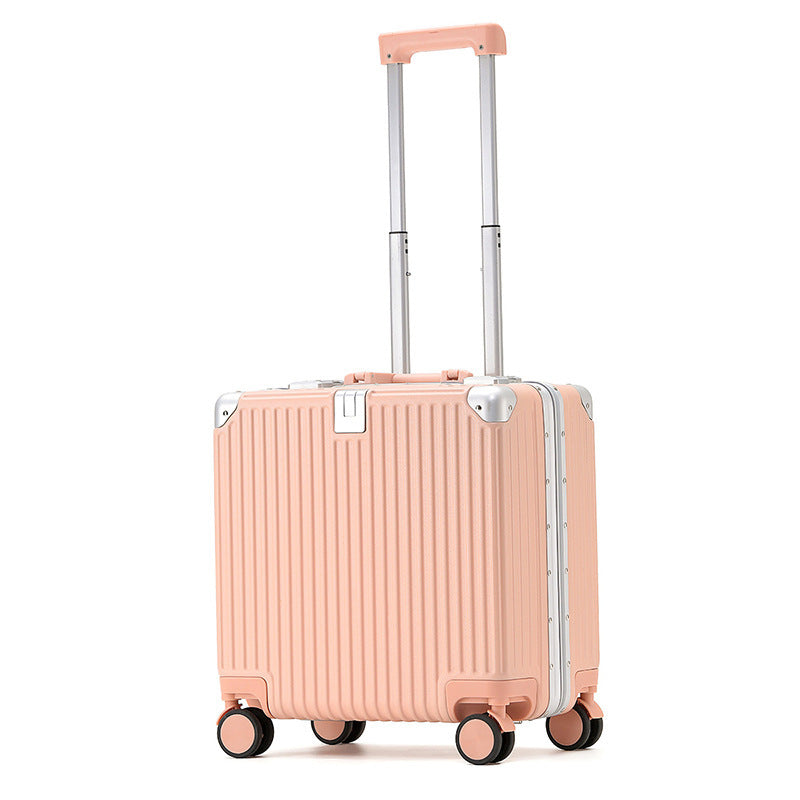 Multi-functional Aluminum Frame 18-inch Trolley Case Small