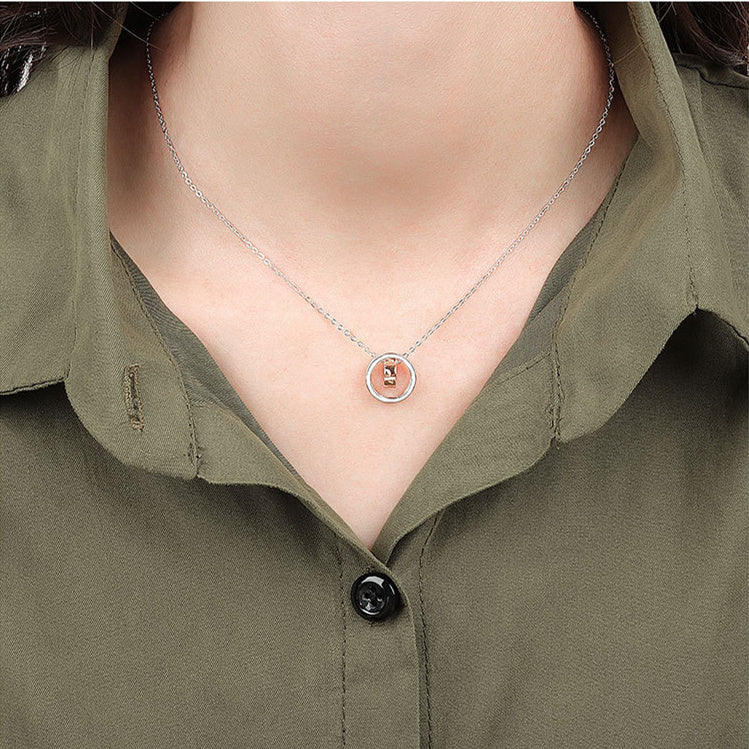 Couple Necklace A Pair Of Creative Couple Necklace Niche Design Cold Wind